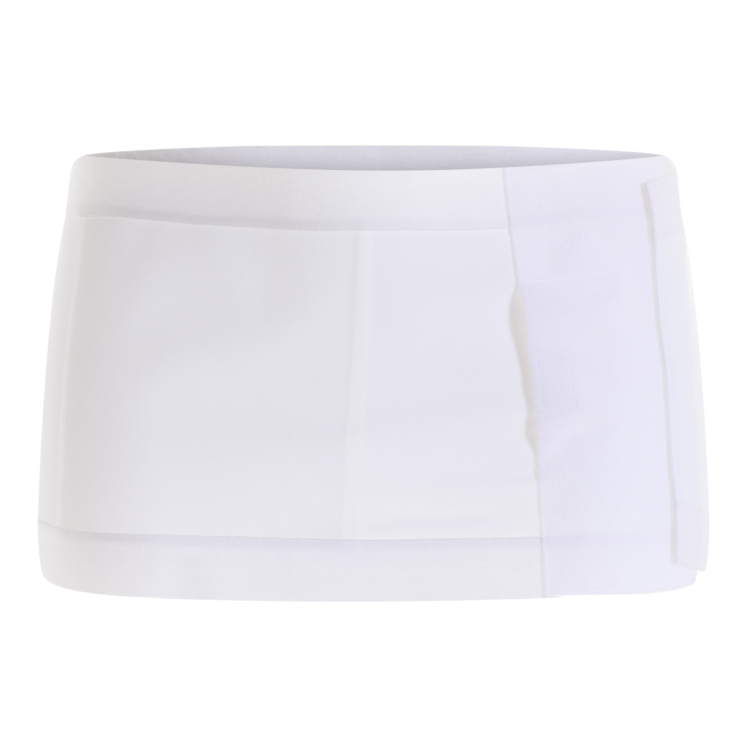 Belt with panel, L white